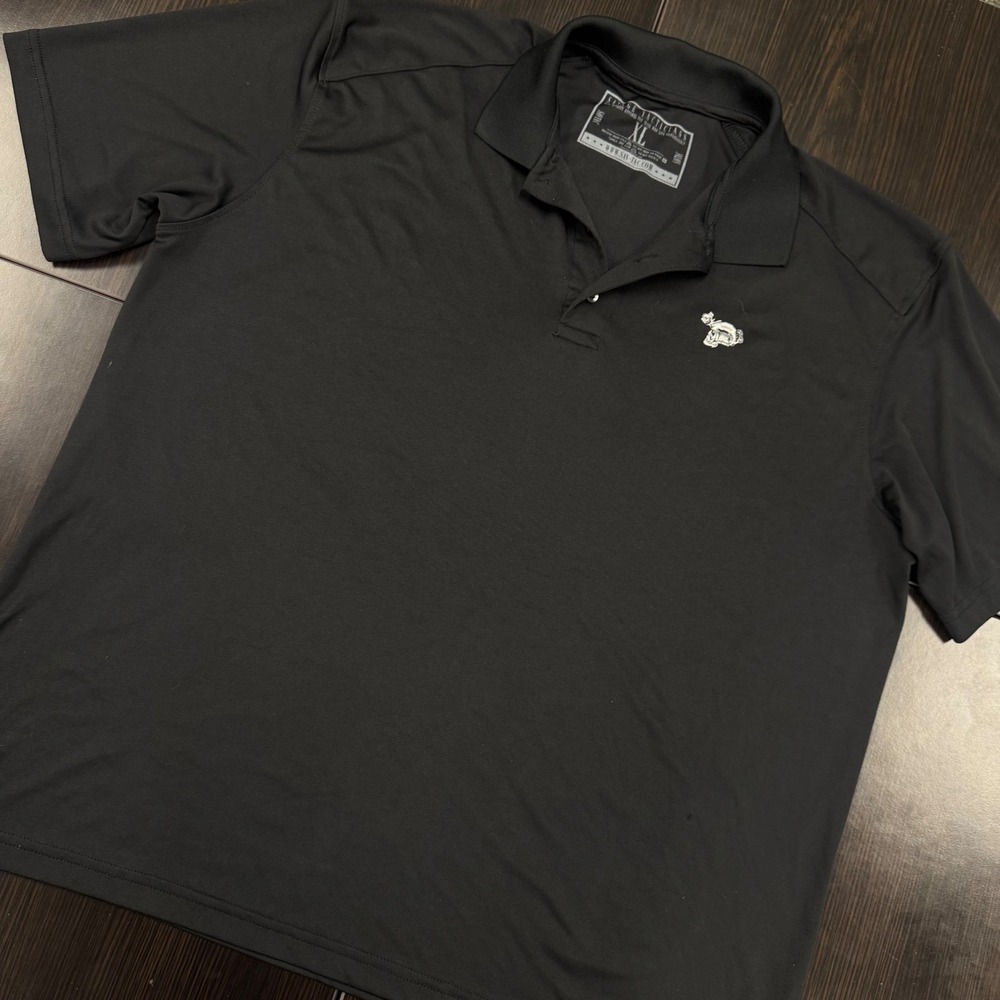 Savage Tacticians Polo Shirt Mens XL Black Good Performance Tactical Skull Logo